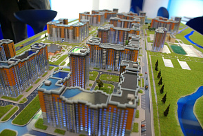 Архитектурный планировочный макет ЖК "Светлая Долина", инвестор "Ак Барс Банк" М1:500 - 2006 г. www.akbars-development.ru