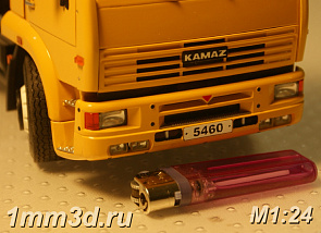 Изготовление подарочных макетов любых автомобилей КаМАЗ в большом масштабе 1:24 и другой спецтехники для ОАО "КАМАЗ" kamaz.ru